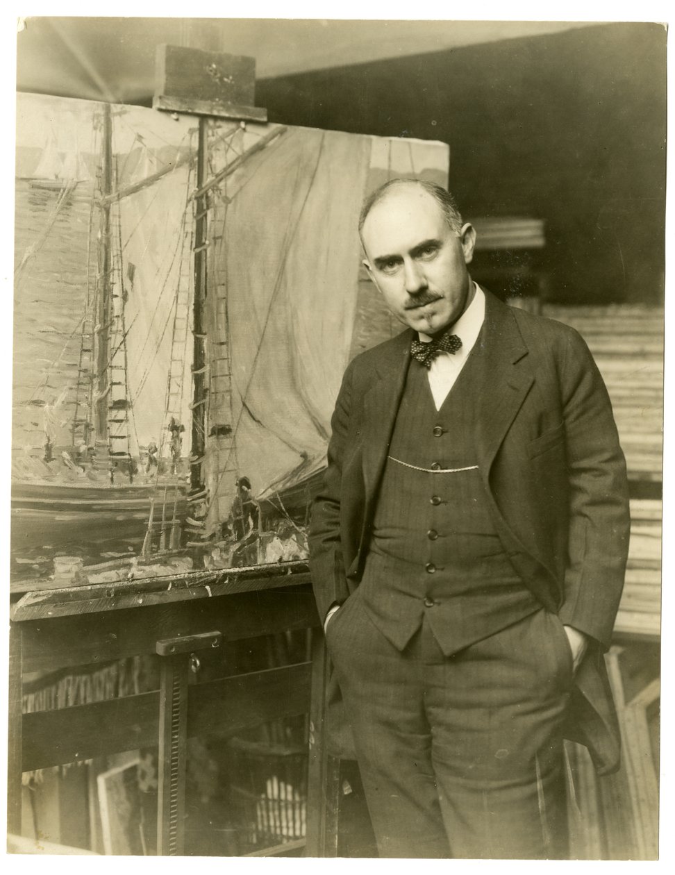 Jonas Lie, artista, 1905 de Jessie Tarbox Beals