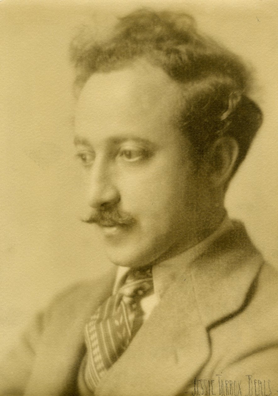 Joseph Auslander, Poeta, c.1925-27 (foto em prata gelatina) de Jessie Tarbox Beals