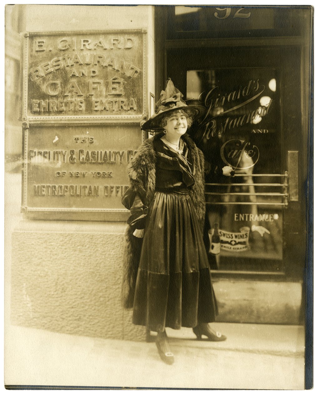 Madame Girard de NY, famoso restaurante no centro 92 William St, 1910 de Jessie Tarbox Beals