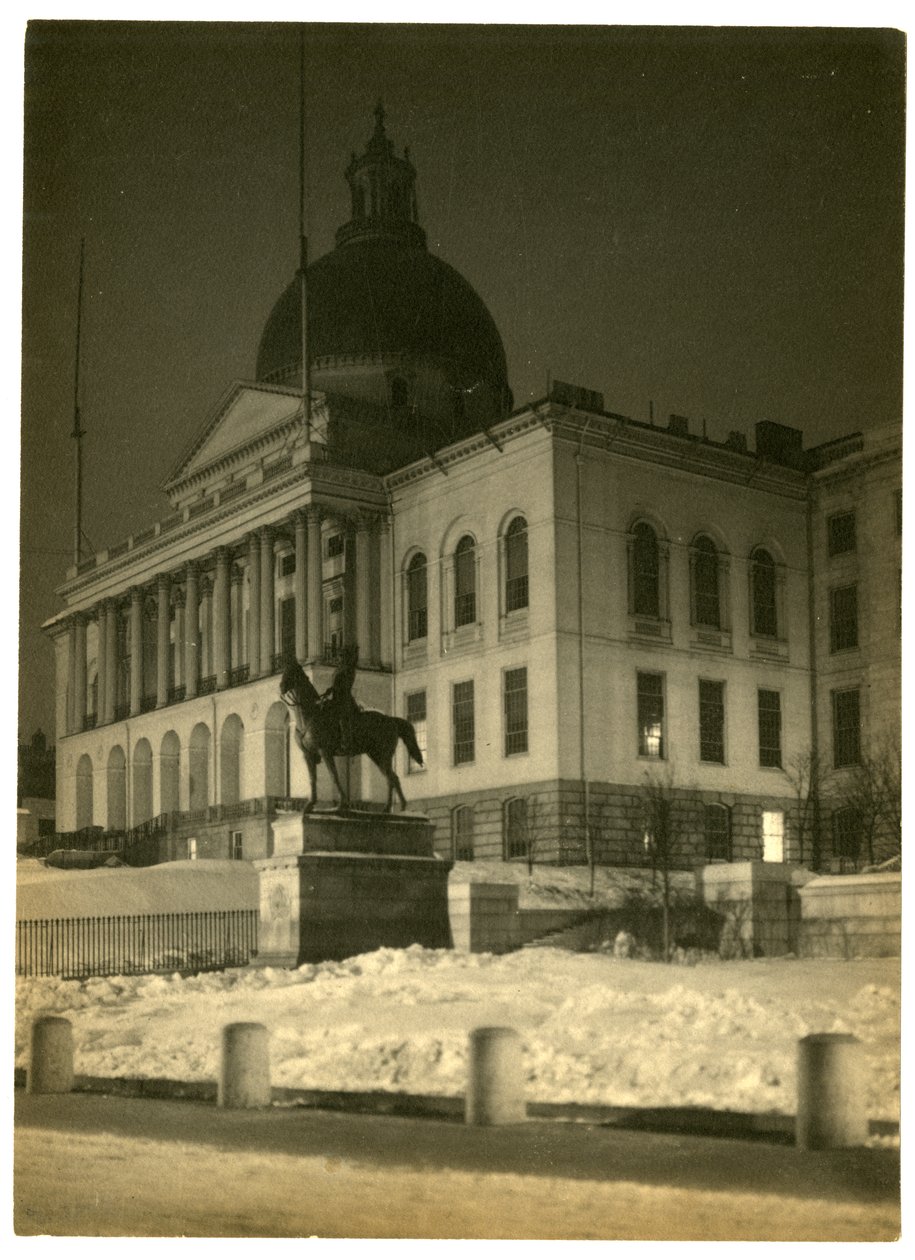 Massachusetts State House, Boston, EUA, c.1902-10 (foto em prata gelatina) de Jessie Tarbox Beals