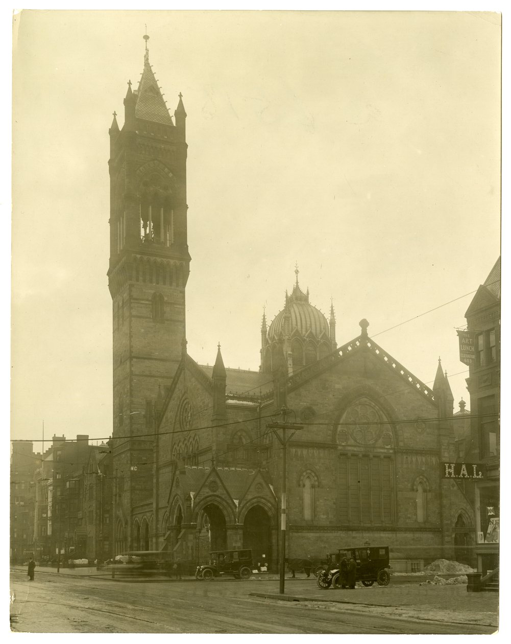 Old South Church, Boston, EUA, c.1902-10 (foto em prata gelatina) de Jessie Tarbox Beals