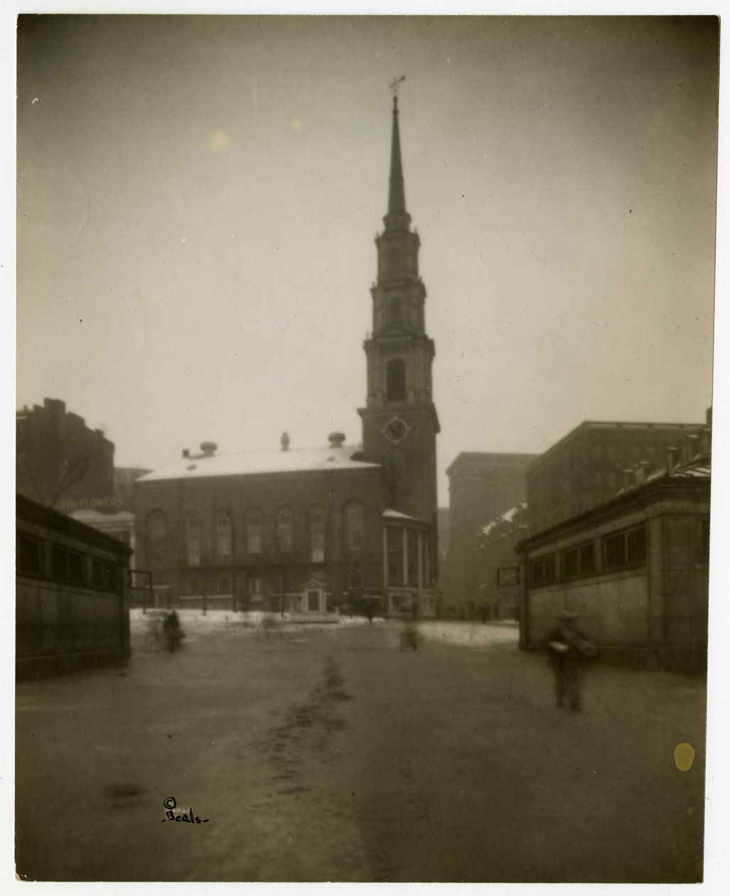 Park St Church, Boston, Mass, EUA, c.1902-10 (foto em prata gelatina) de Jessie Tarbox Beals