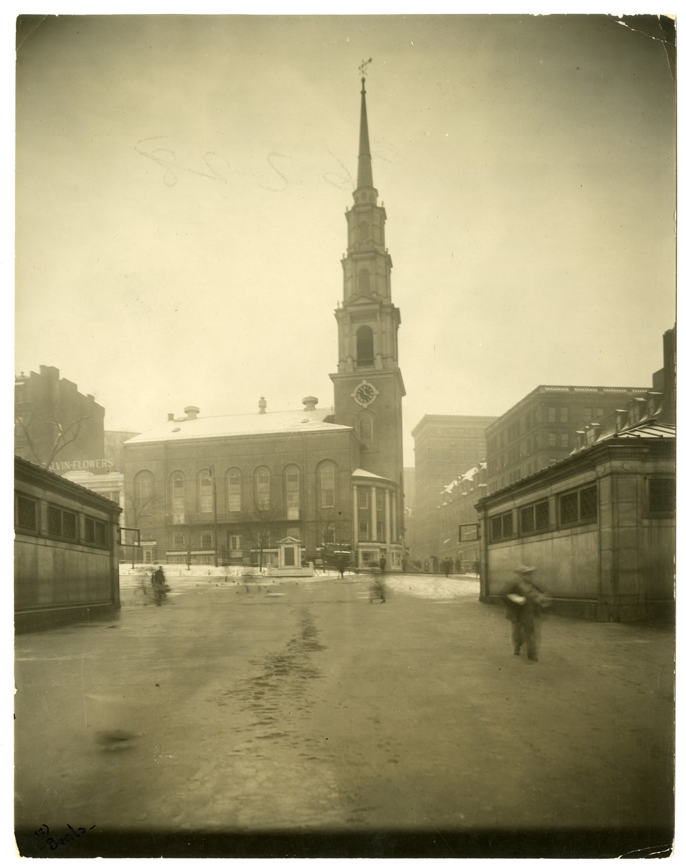 Park Street Church, EUA, c.1902-10 (foto em prata gelatina) de Jessie Tarbox Beals