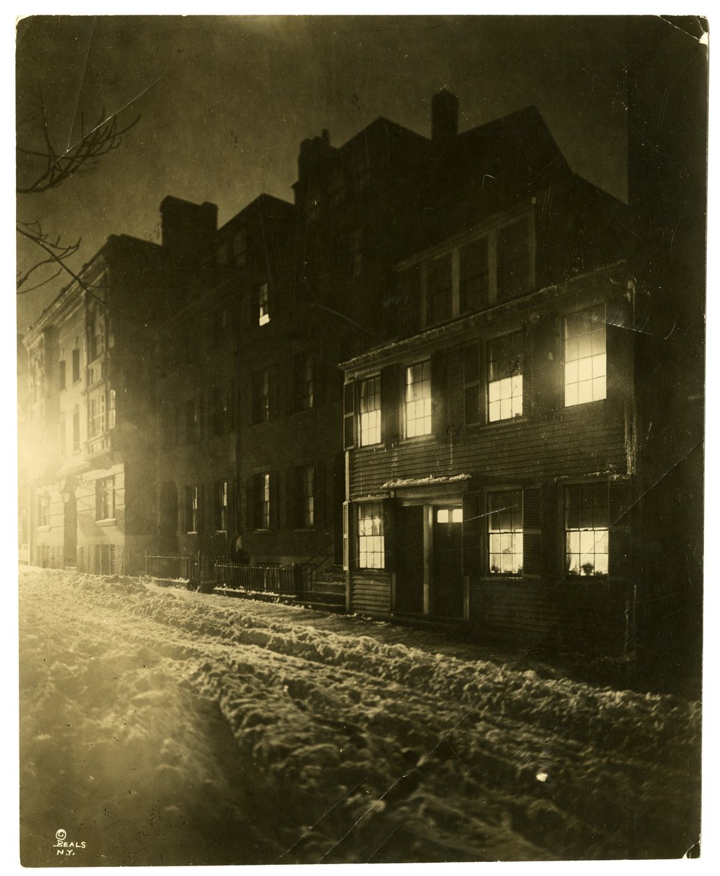 Pinckney Street, Boston, Mass, EUA, c.1902-10 (foto em prata gelatina) de Jessie Tarbox Beals