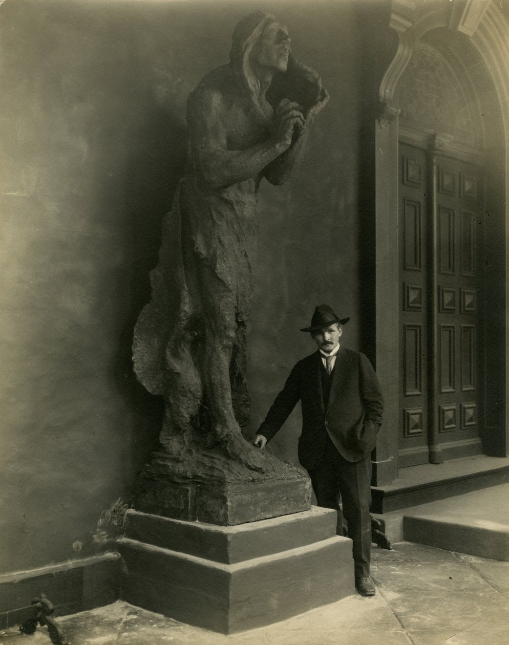 Solon Borglum, c.1904-22 (foto gelatina prateada) de Jessie Tarbox Beals