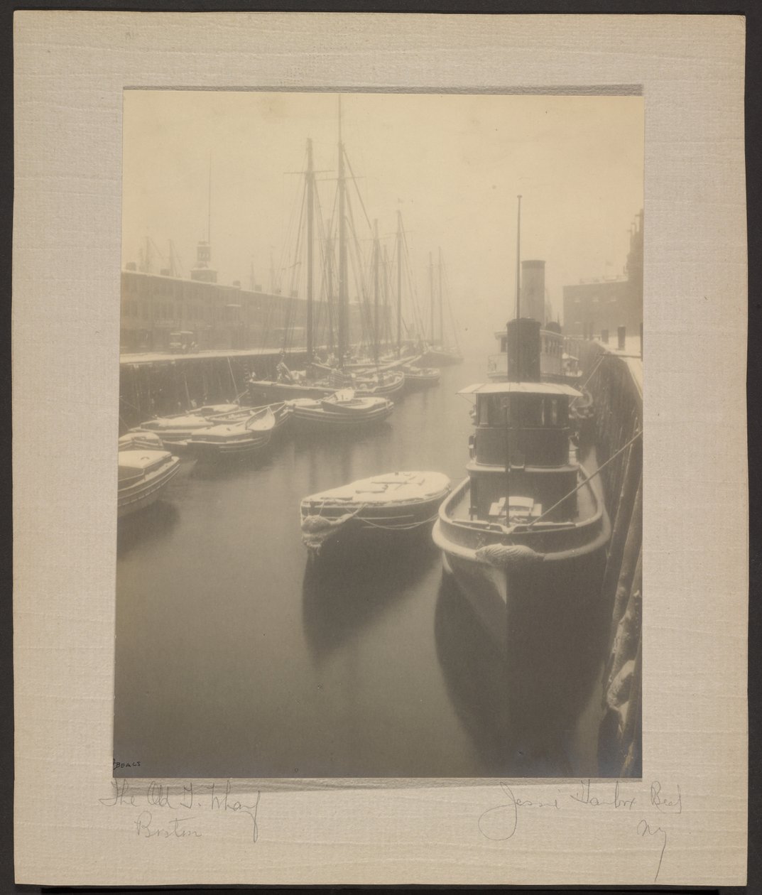 O antigo T. Wharf, Boston de Jessie Tarbox Beals