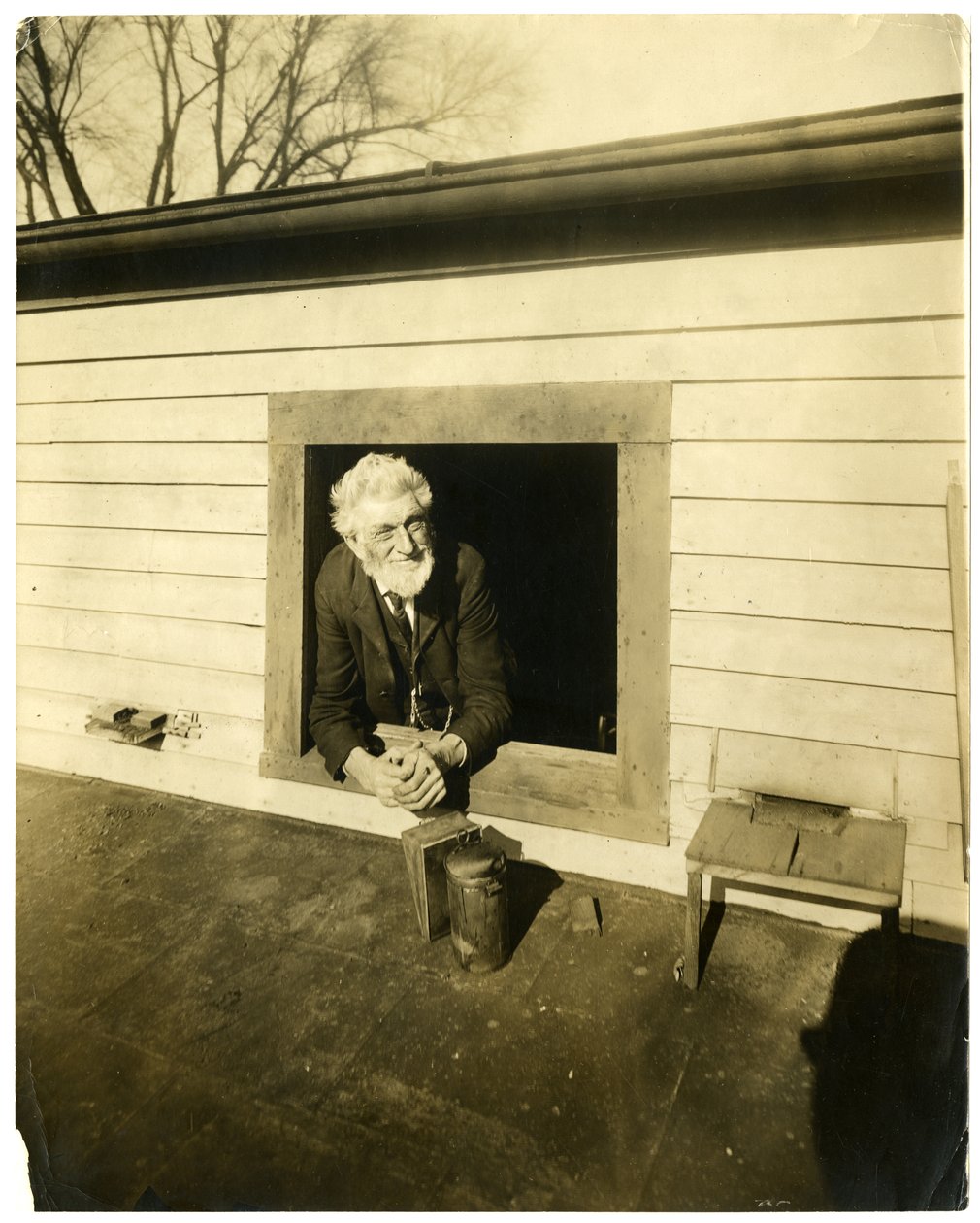 Uncle Chauncey Messenger, c.1905-09 (foto em prata gelatina) de Jessie Tarbox Beals