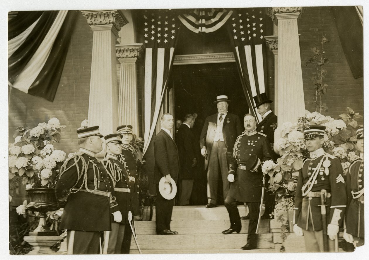 William Howard Taft, c.1908-12 (foto em prata gelatina) de Jessie Tarbox Beals