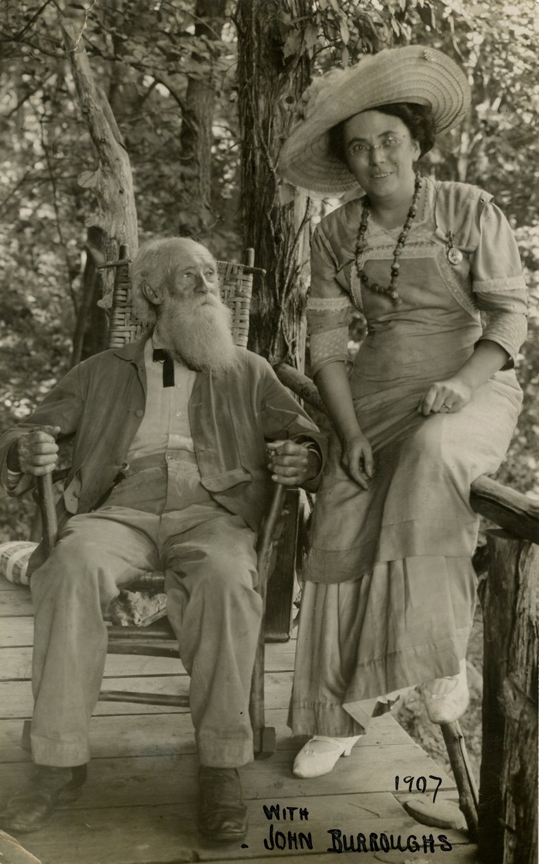 Com John Burroughs 1907 de Jessie Tarbox Beals