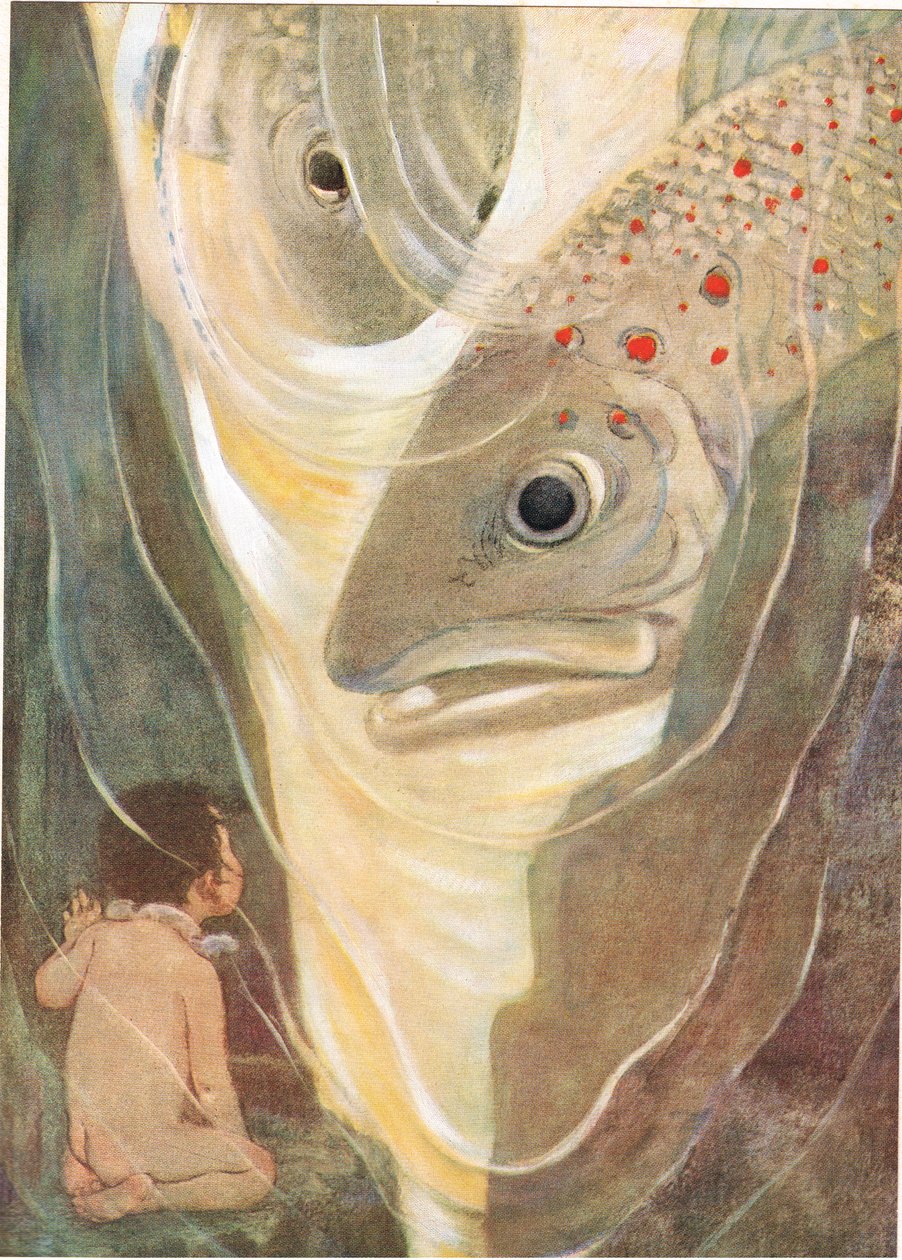 "Oh, não me magoem! chorou Tom. Só quero olhar para ti; és tão bonito" ilustração para 