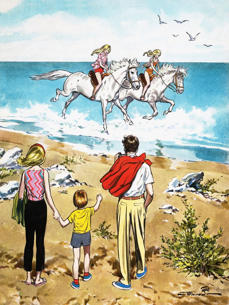 Passeios a cavalo no mar de Jesus Blasco