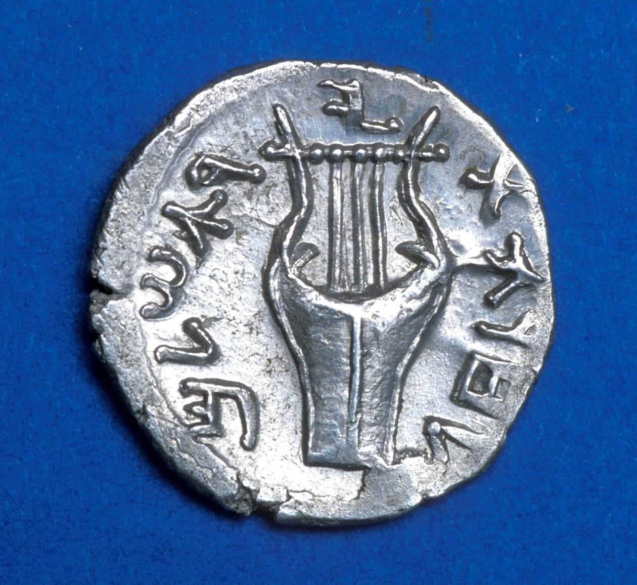 Moeda da Bar Kochba Revolt, 134-135 (metal) de Jewish School