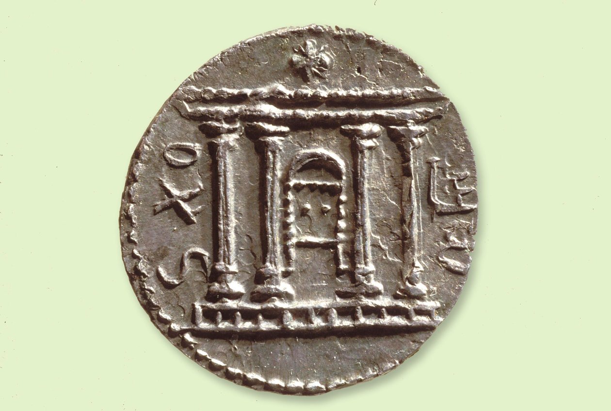 Moeda de Selah da Bar Kochba Revolt, 134 AD (metal) de Jewish School