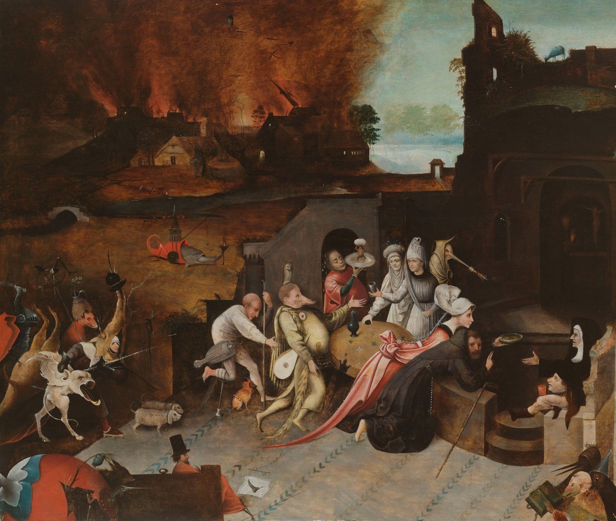 A tentação de Santo António de Jheronimus Bosch (copy after)