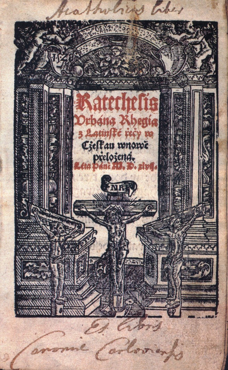 Katechesis Urbána Rhegía traduzido do latim w Cžeskau wnowě. Anos do senhor MD xlvii. de Jiří Melantrich z Aventina