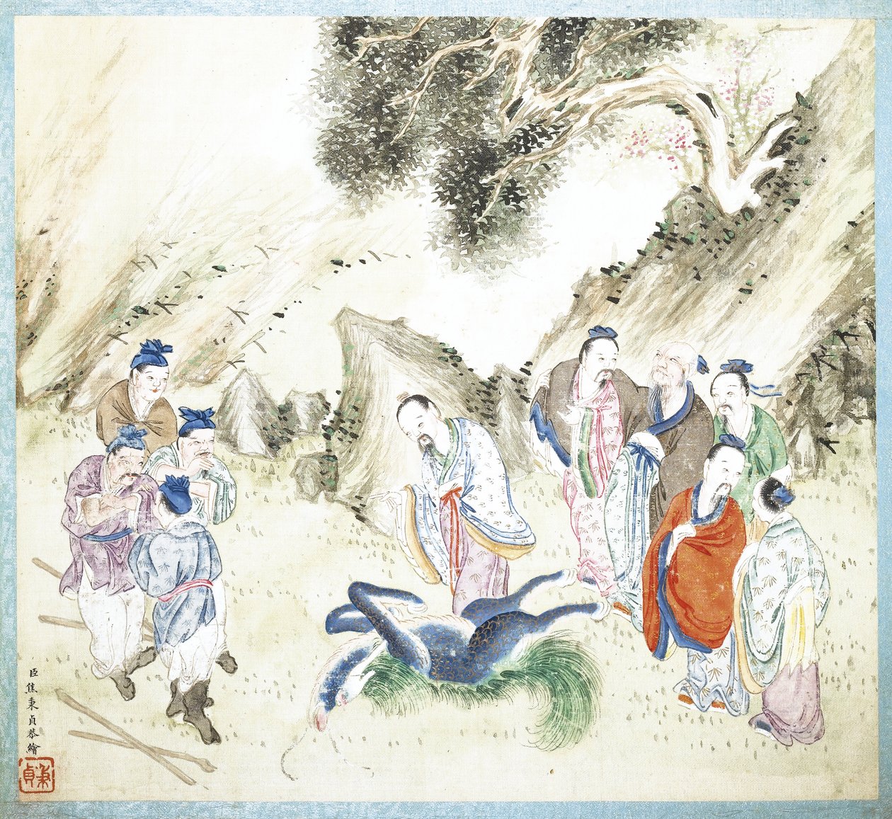 A vida de Confúcio, início do século XVIII de Jiao Bingzhen