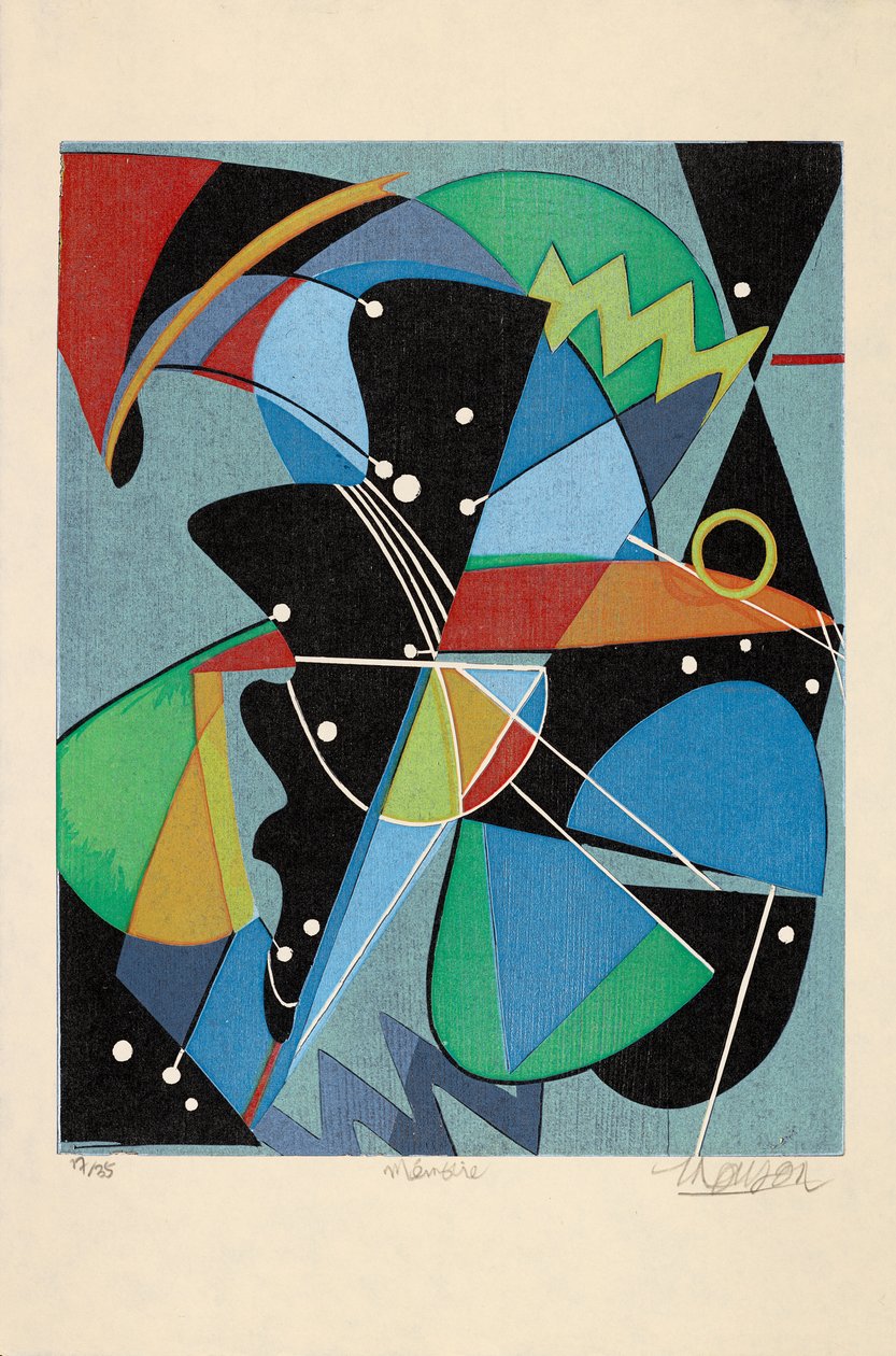 Memória, 2019 (xilogravura) de Jim Monson