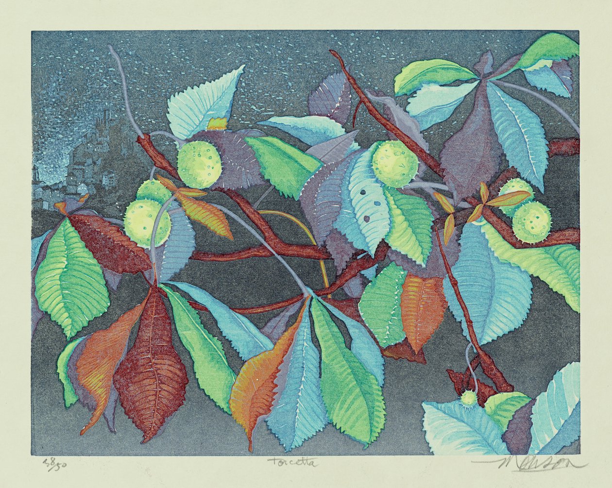 Torcetta, 2011 (xilogravura) de Jim Monson