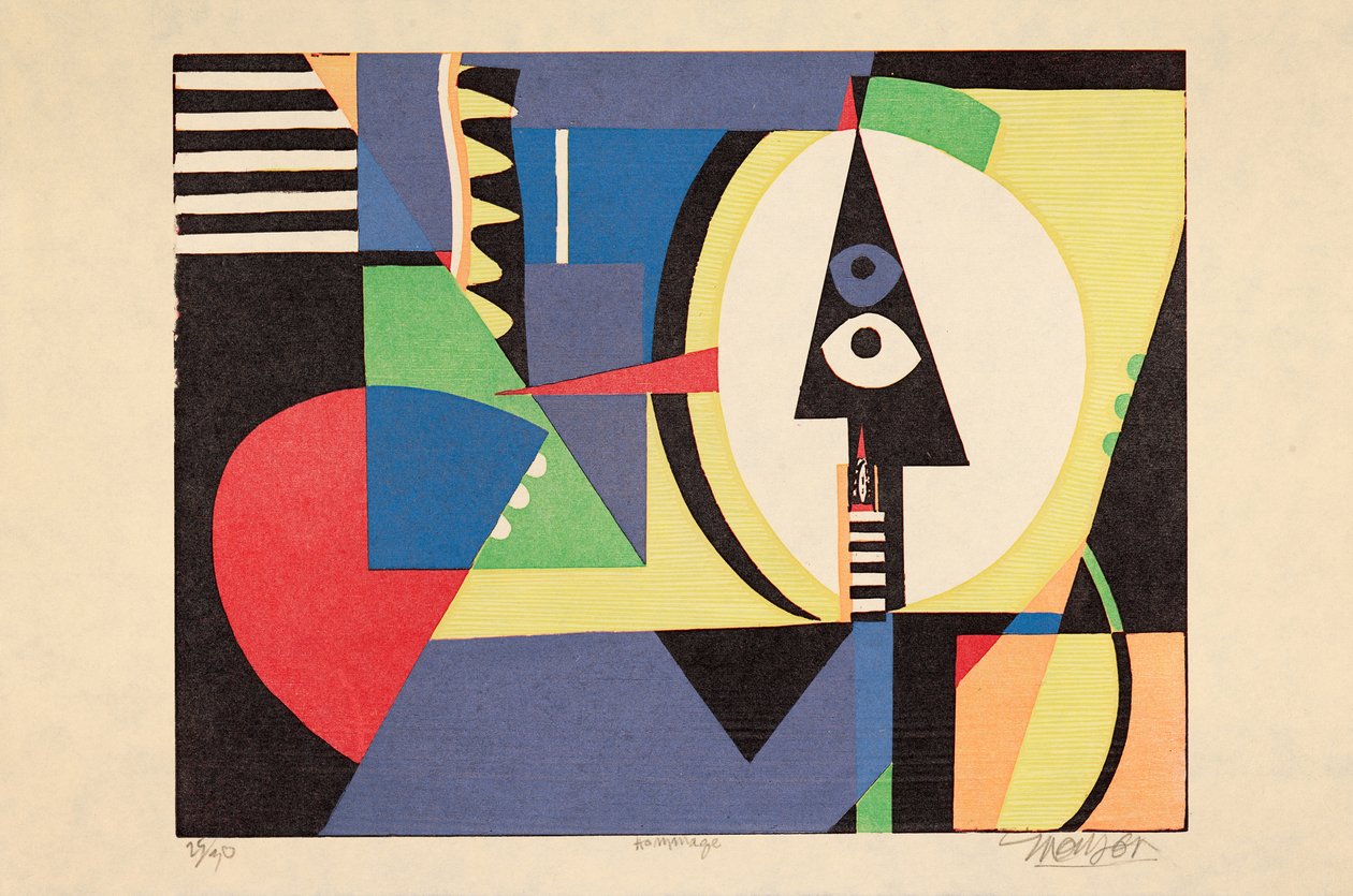 Homenagem, 2022 (xilogravura) de Jim Monson