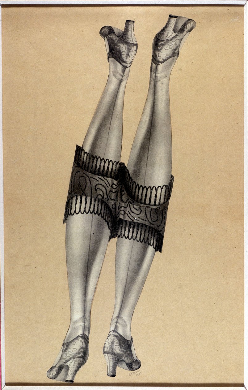 Colagem "Deux belles jambes" - por Jindrich Styrsky (1899-1942) (48 de 35) de Jindrich Styrsky