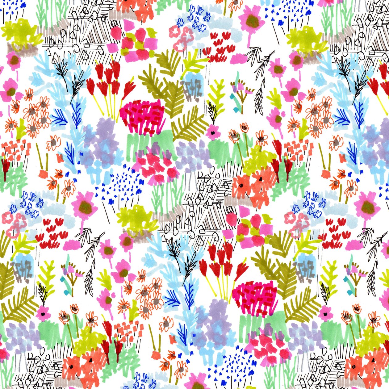 Jardim de buquê, 2015 (impressão de giclee) de Jo Chambers