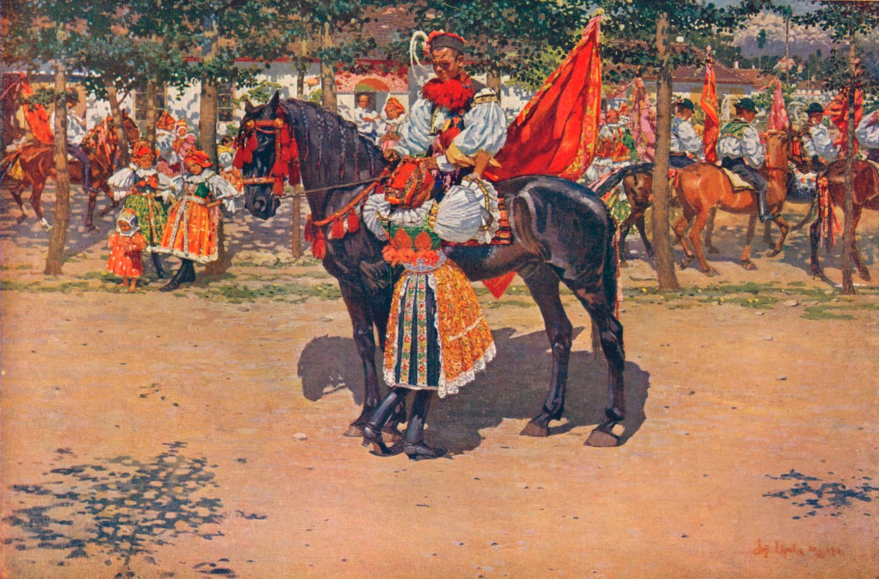 No festival, 1911 de Joža Uprka