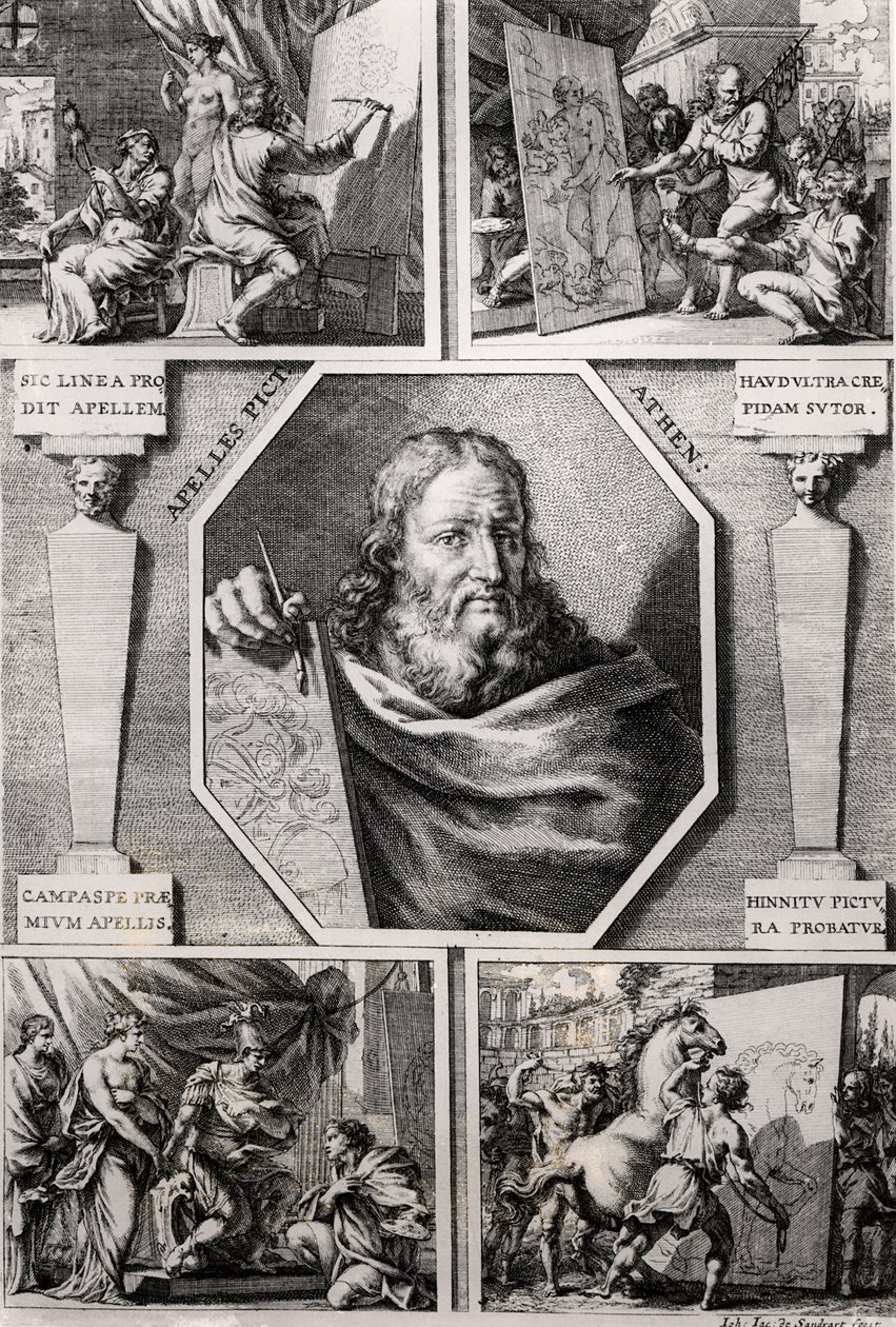 Apeles (século IV aC) de Joachim von Sandrart