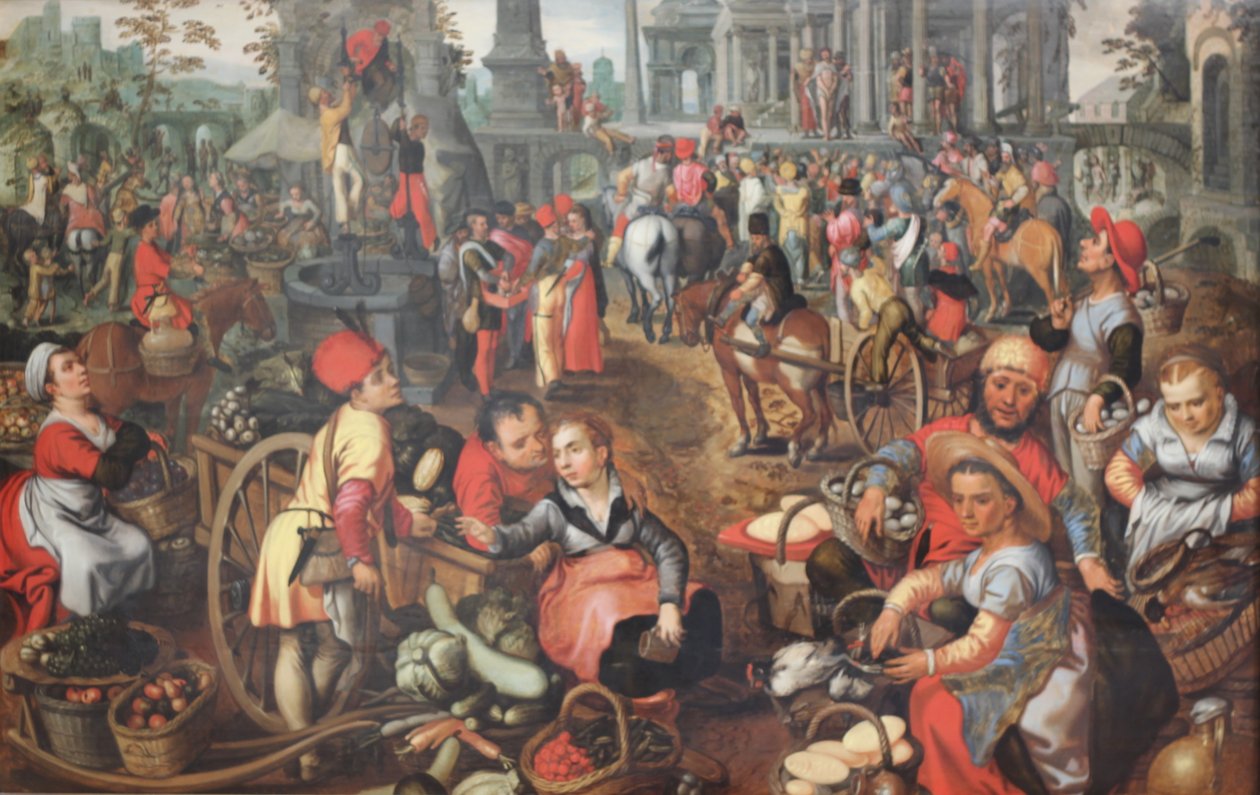 Mercado com Ecce Homo de Joachim Beuckelaer