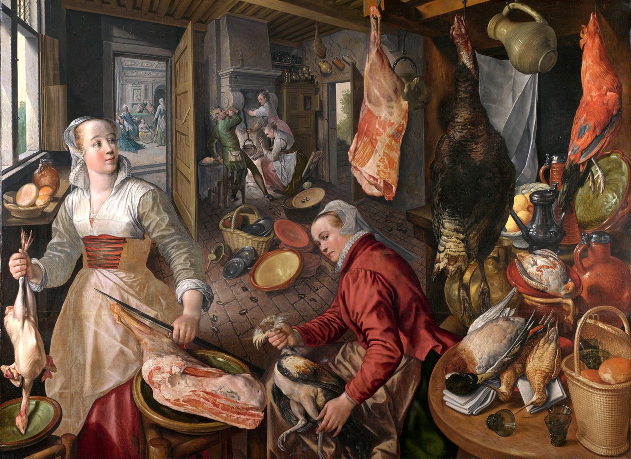 Os quatro elementos de Joachim Beuckelaer - Fire de Joachim Beuckelaer