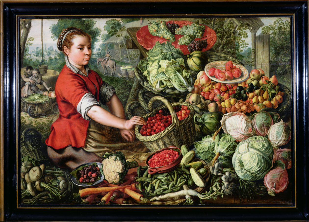 O vendedor de vegetais de Joachim Beuckelaer