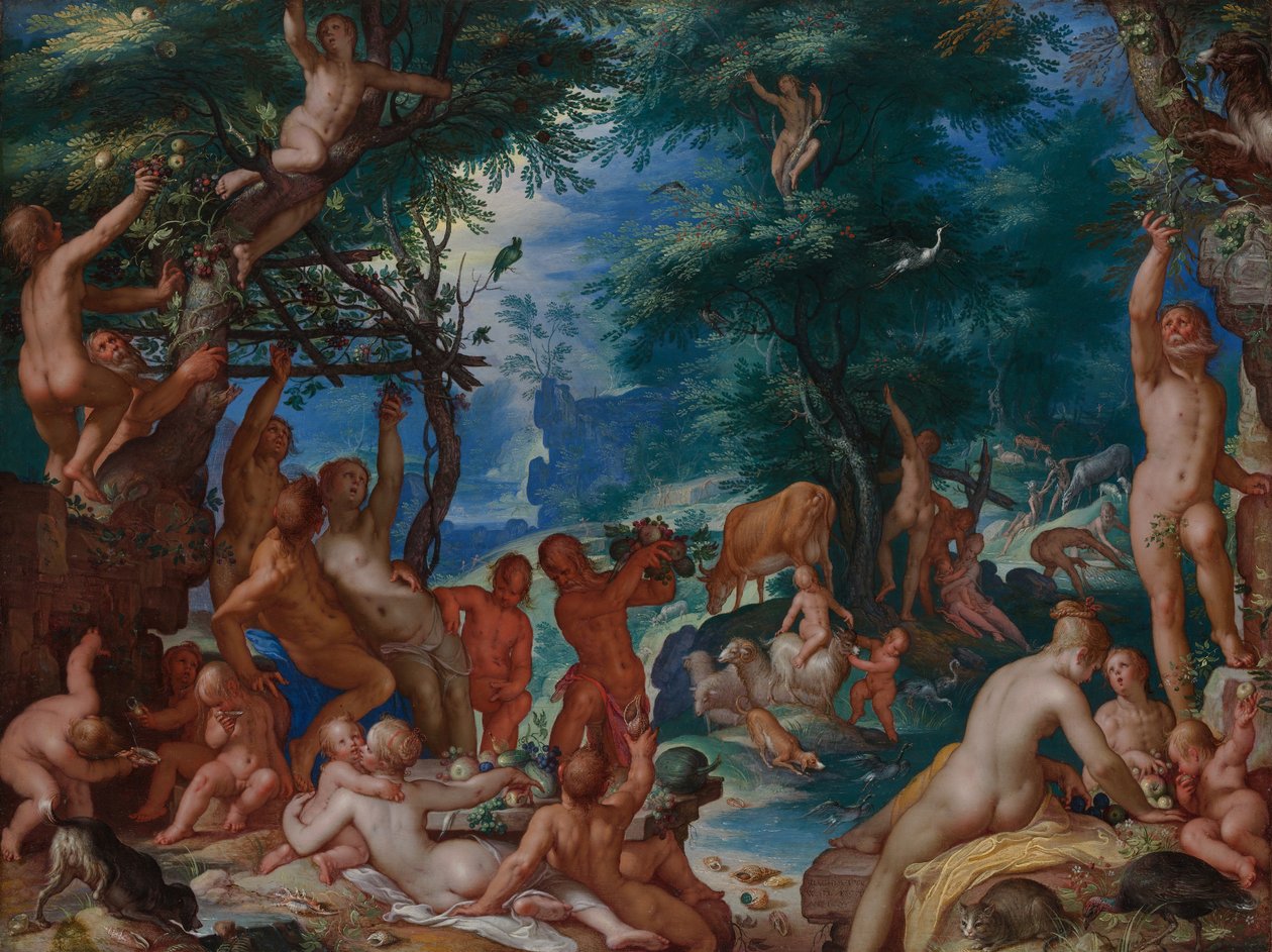 A Idade de Ouro, 1605. de Joachim Anthonisz Wtewael