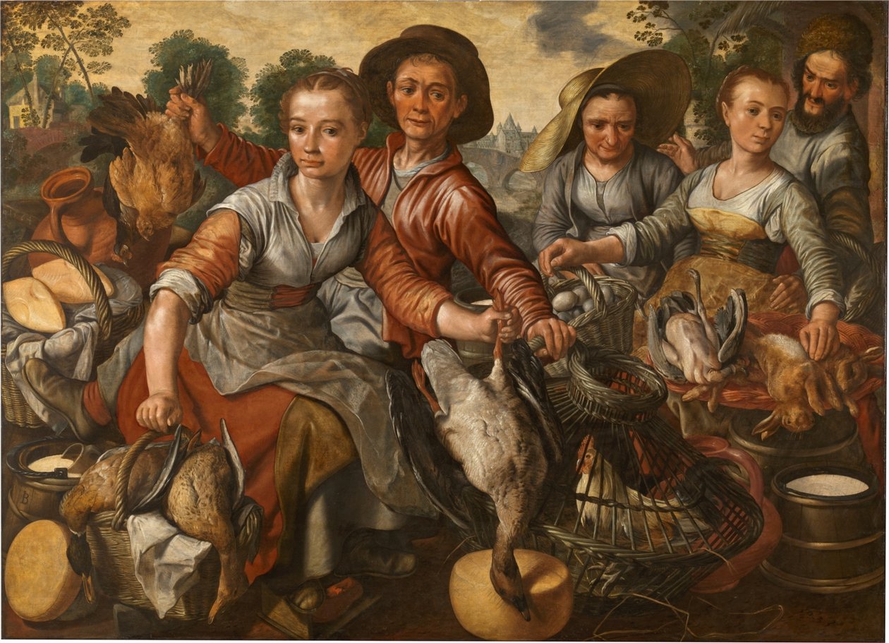 Um mercado de Joachim Beuckelaer