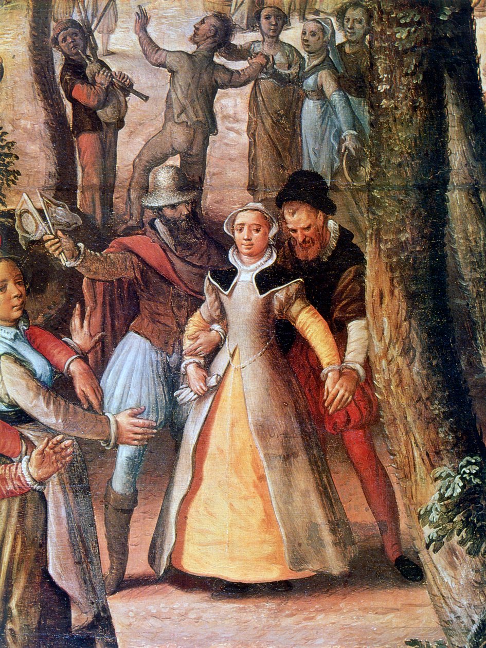 Celebração do país, detalhe, 1563 de Joachim Beuckelaer