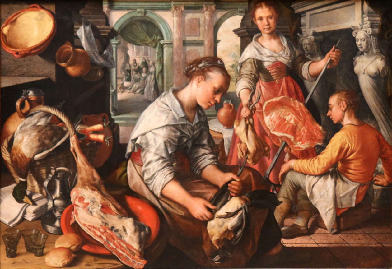 Cristo em casa de Marta e Maria Cristo em casa de Marta e Maria de Joachim Beuckelaer