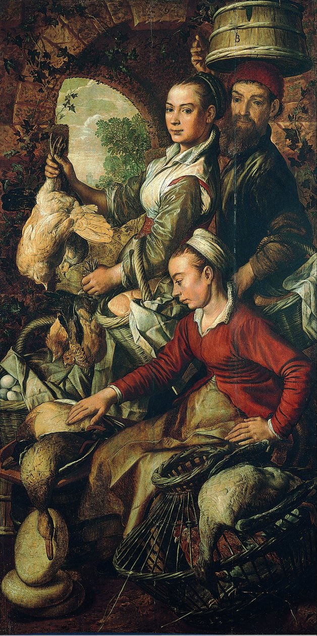 Cena do mercado de Joachim Beuckelaer