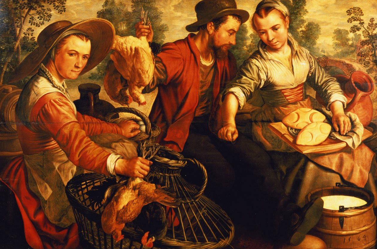 No Mercado de Joachim Beuckelaer