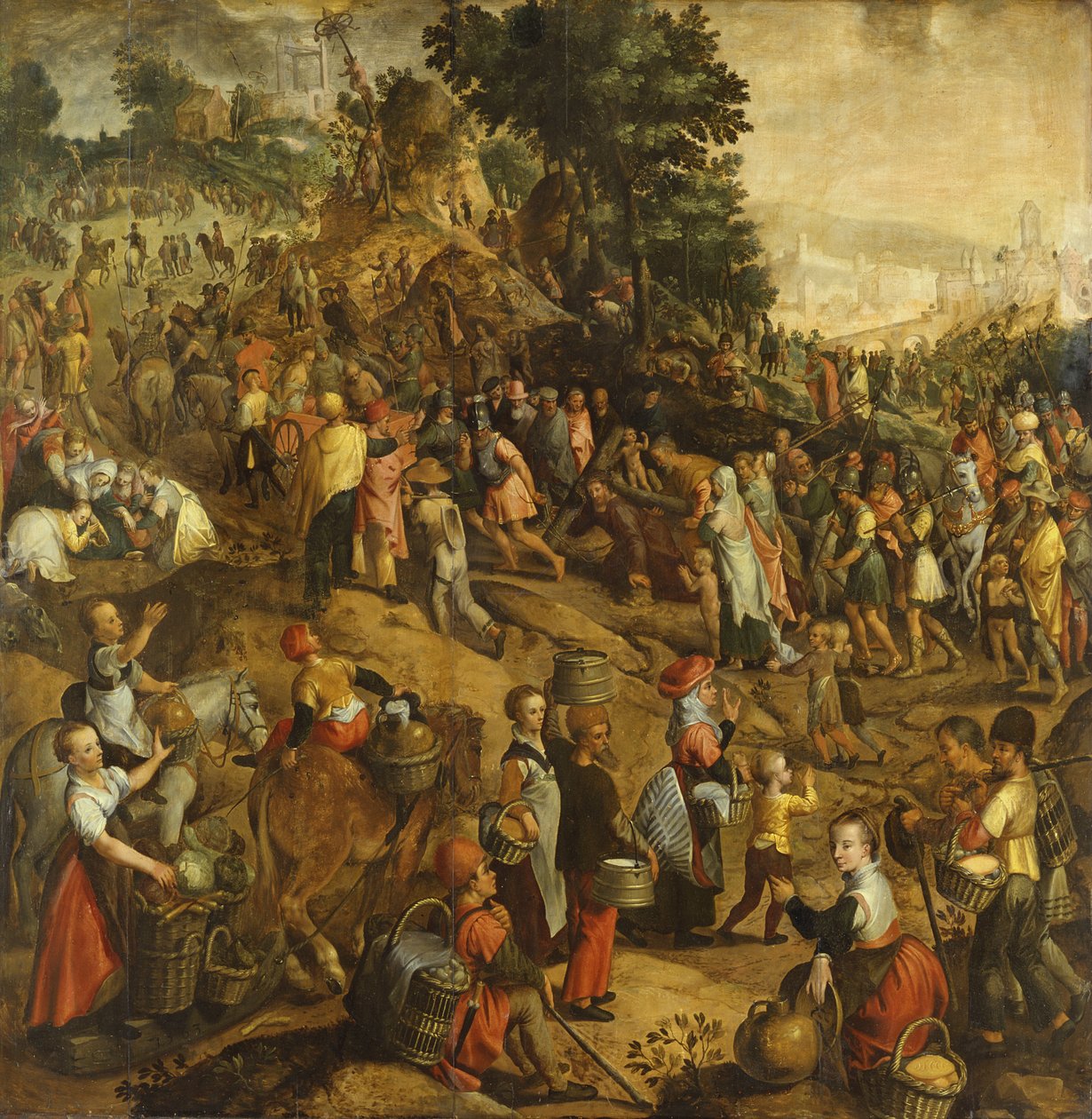 Cristo carregando a cruz, 1563 de Joachim Bueckelaer