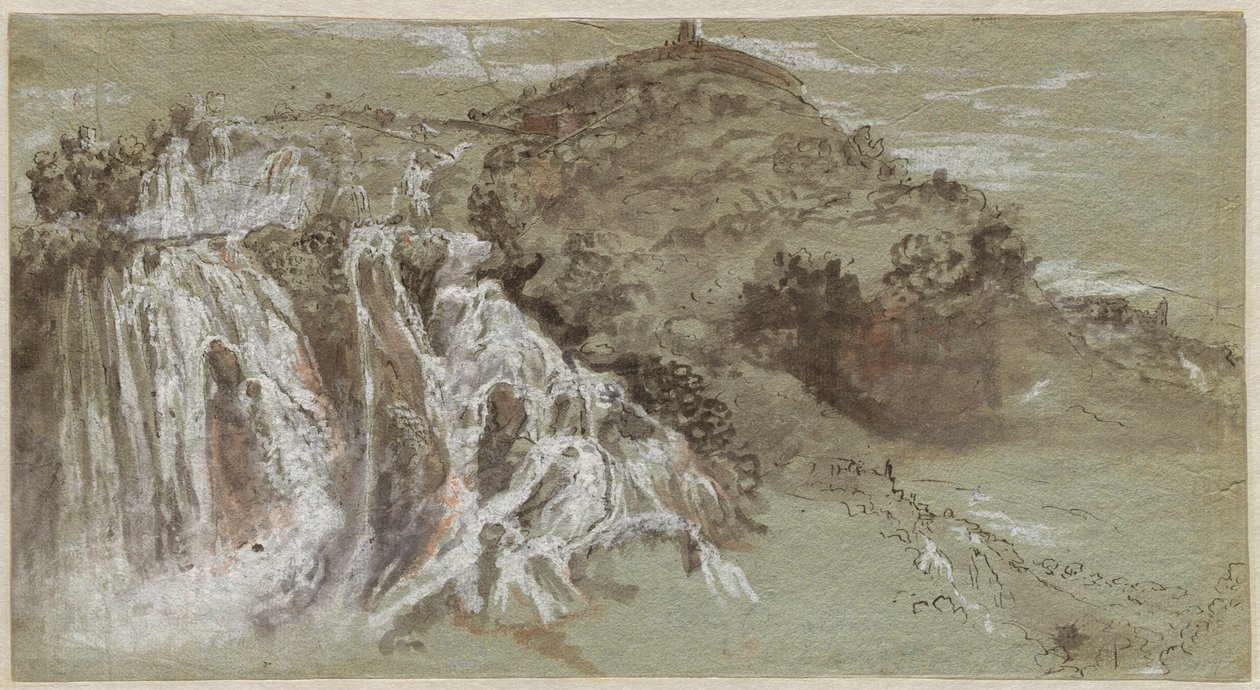 As Cataratas do Tivoli (reto) de Joachim Franz Beich