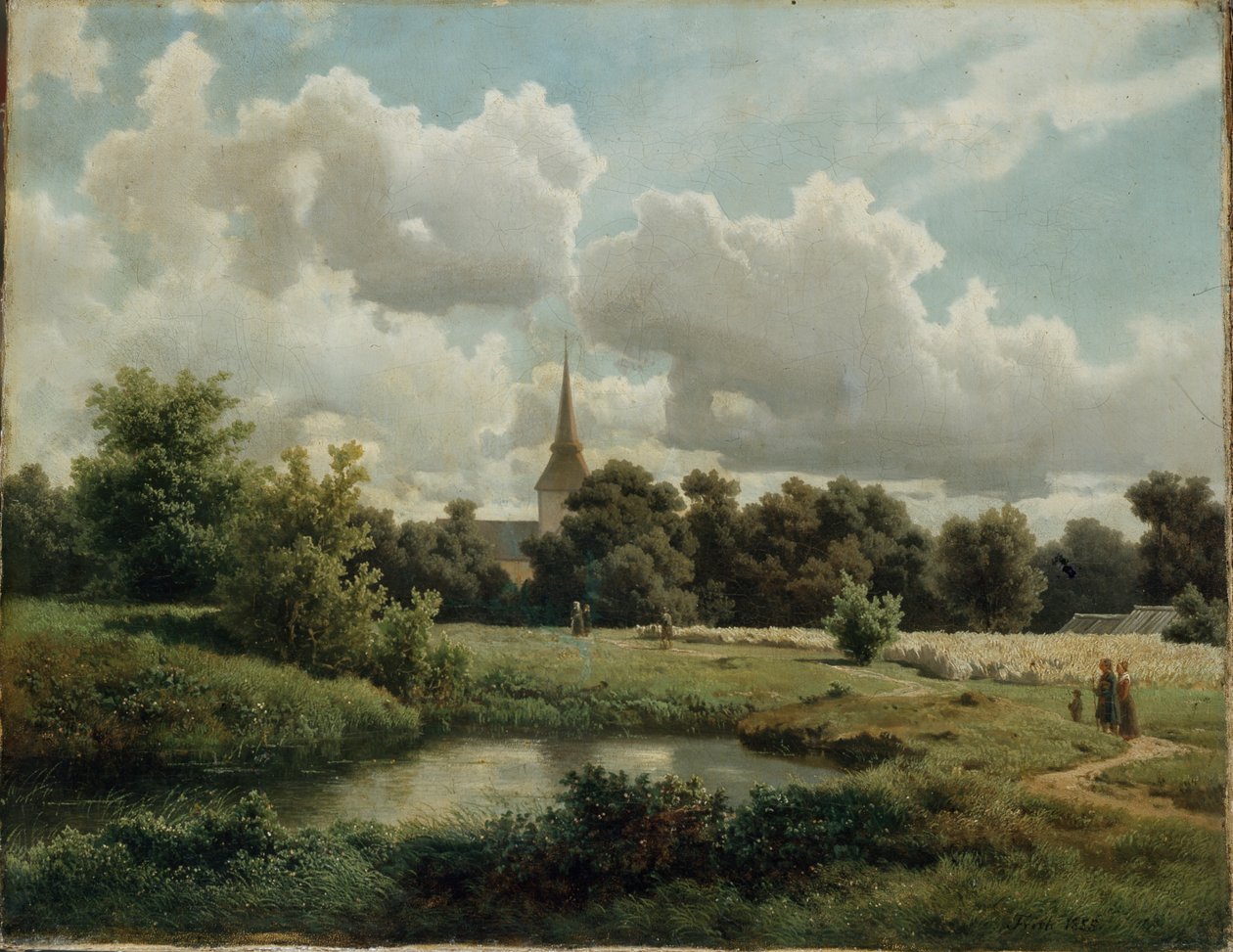 Igreja Eidsvoll de Joachim Frich