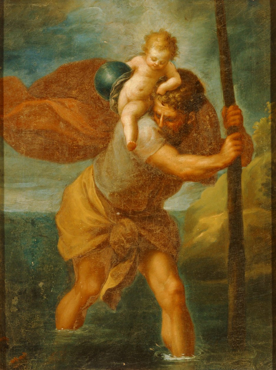 São Cristóvão (pintura) de Joachim Patenier or Patinir