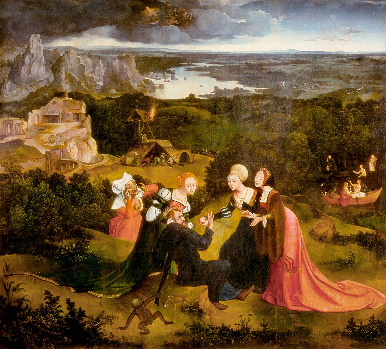 Os Temptations de Santo António de Joachim Patenier