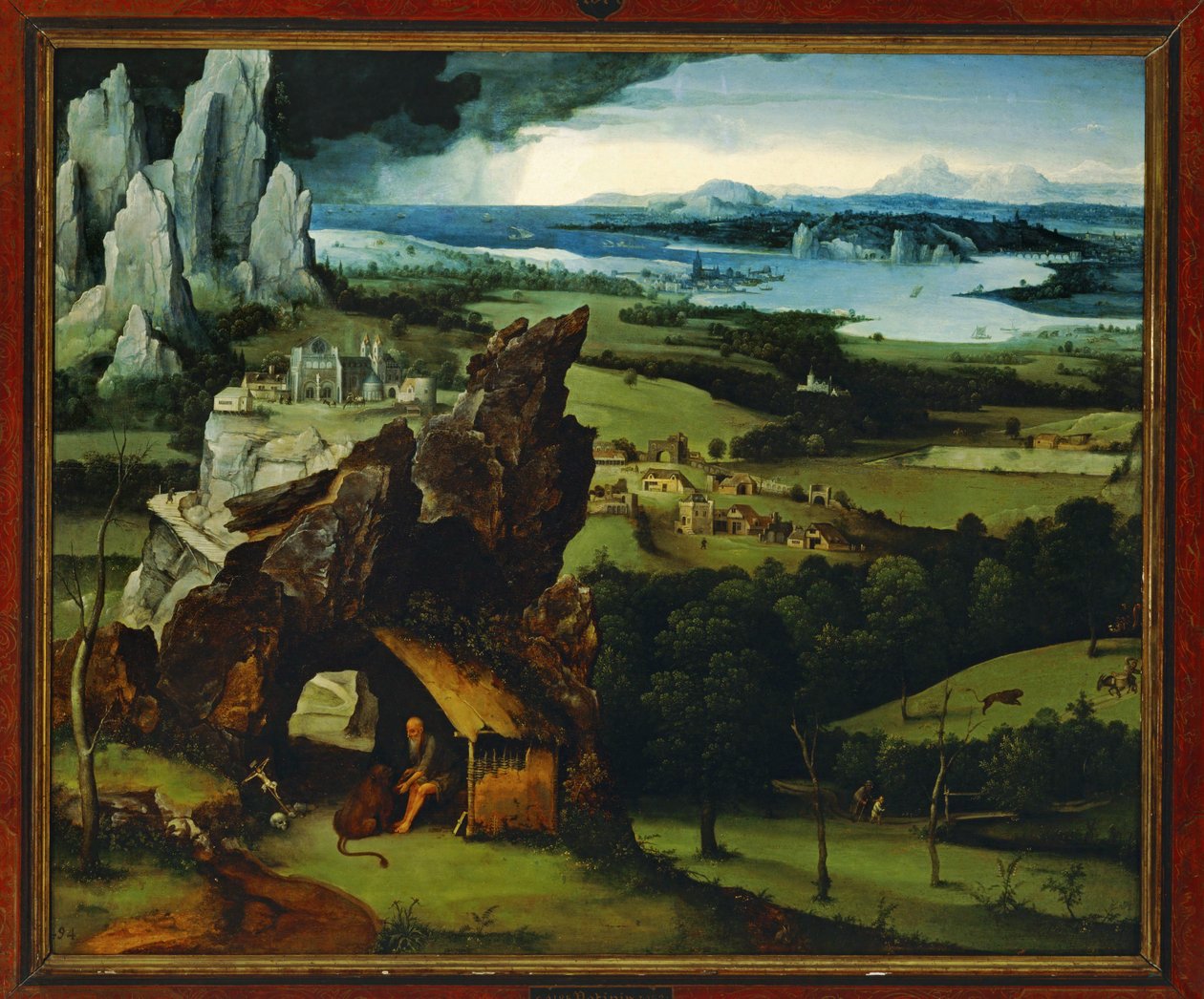Paisagem com São Jerónimo ... de Joachim Patinir