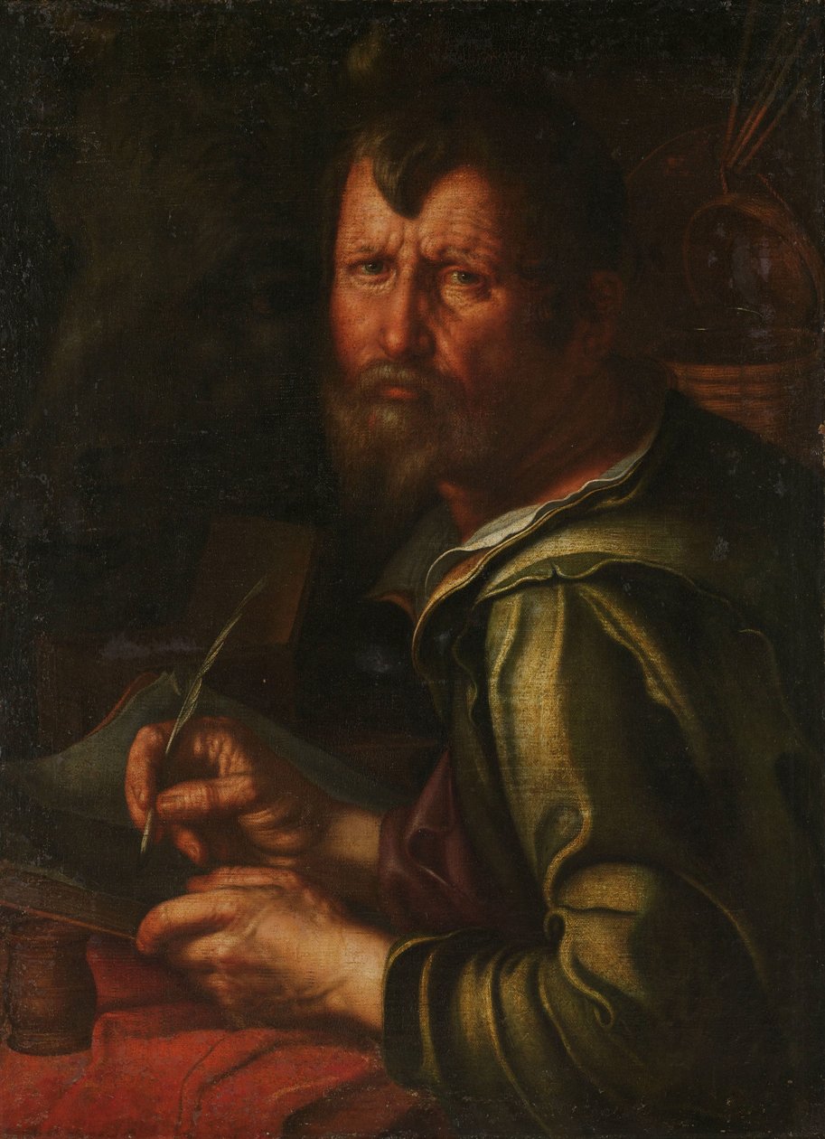 O Evangelista São Lucas de Joachim Wtewael or Utewael