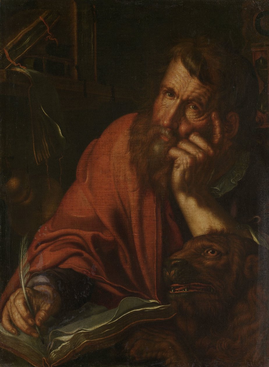 O Evangelista São Marcos de Joachim Wtewael or Utewael