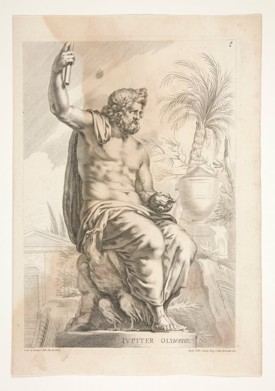 Júpiter Olympius, de Sculpturae Vetis Admirata de Joachim von Sandrart