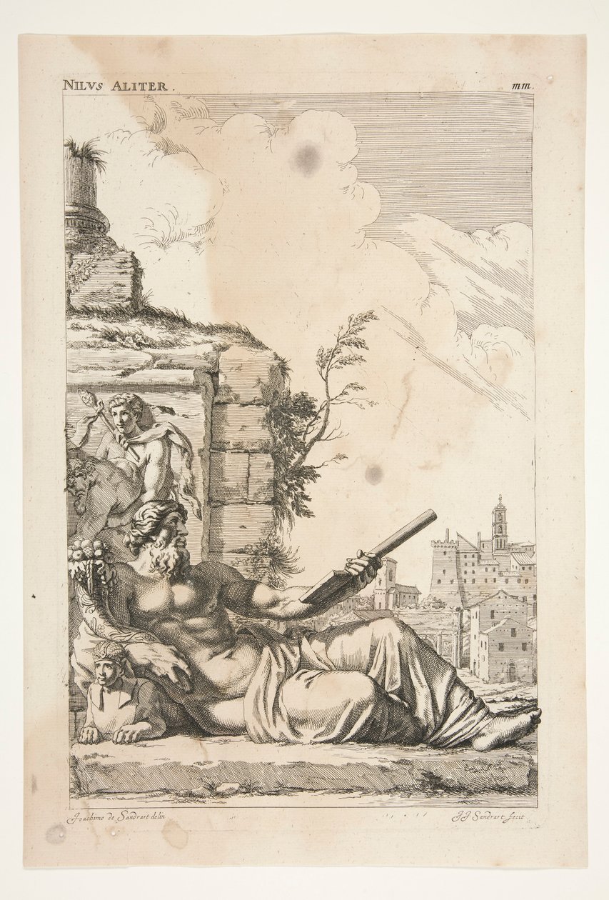 NILUS ALITER, de Sculpturae Veteris Admirata de Joachim von Sandrart