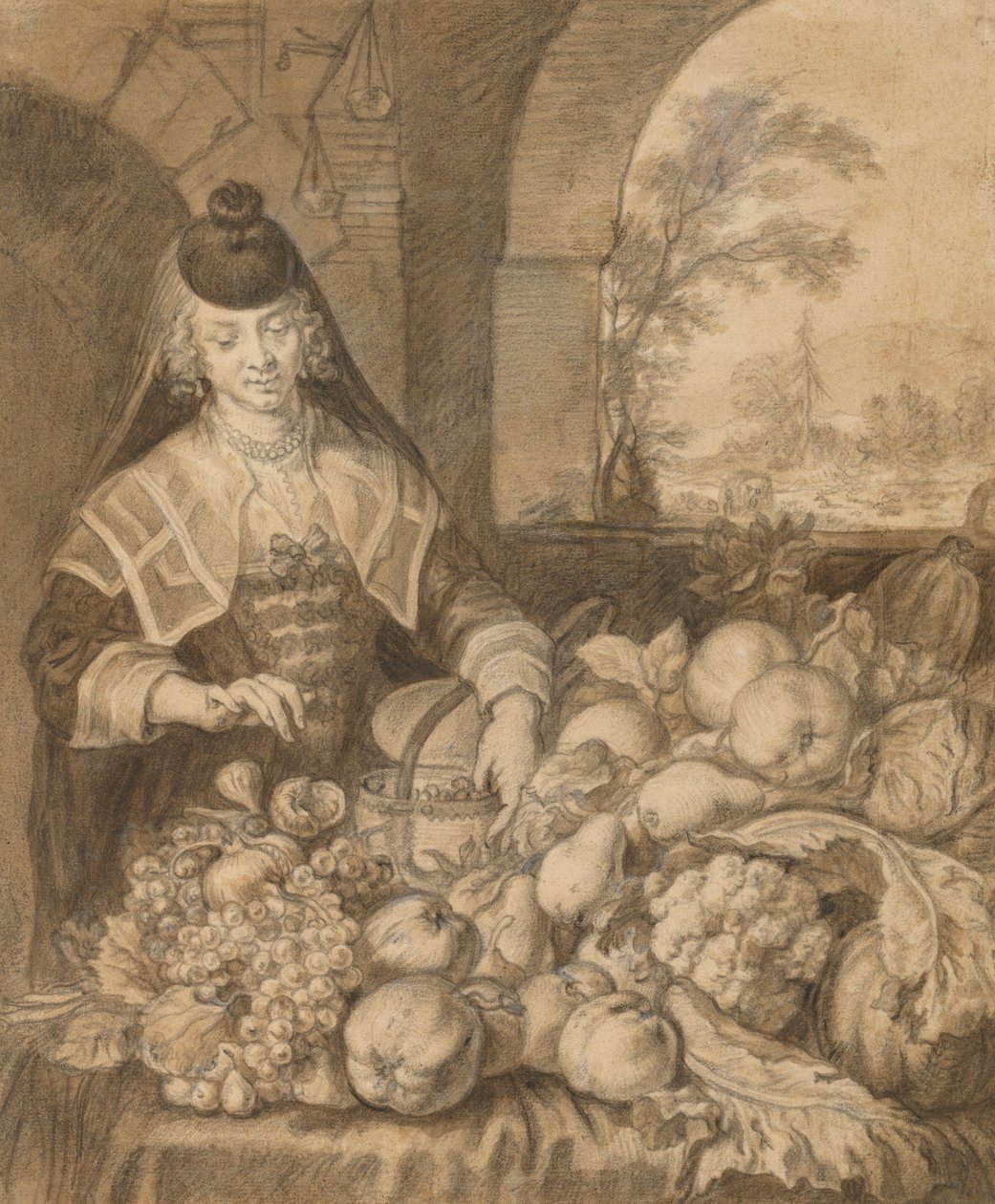 Personificação de setembro de Joachim von Sandrart