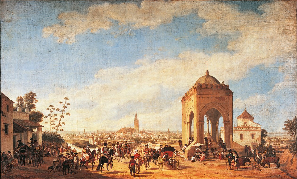 La Cruz del Campo, Sevilha de Joachin Dominguez Becquer