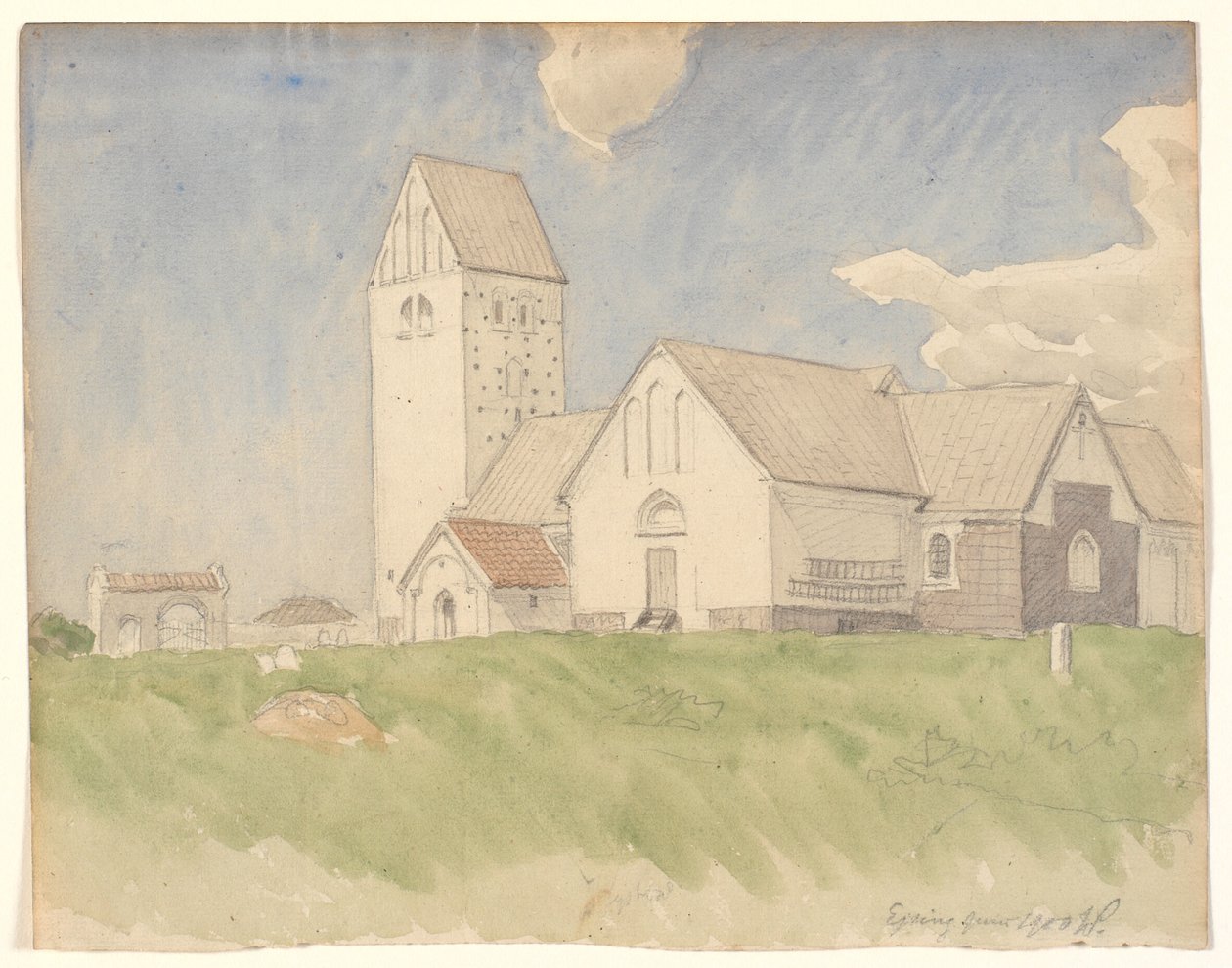 Igreja de Ejsing de Joakim Frederik Skovgaard