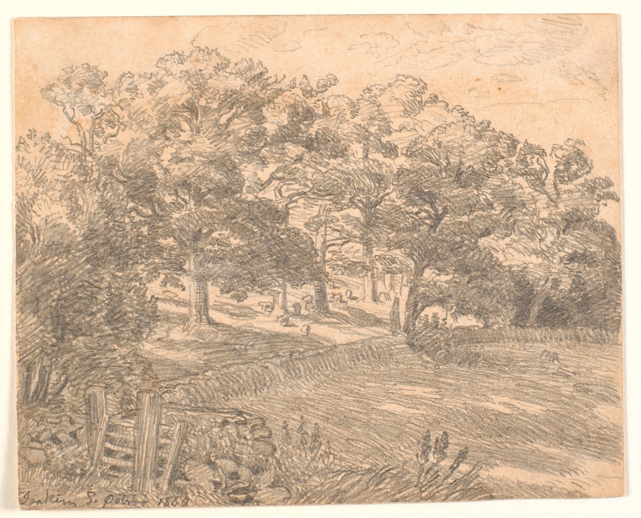 Uma borda da floresta de Joakim Frederik Skovgaard
